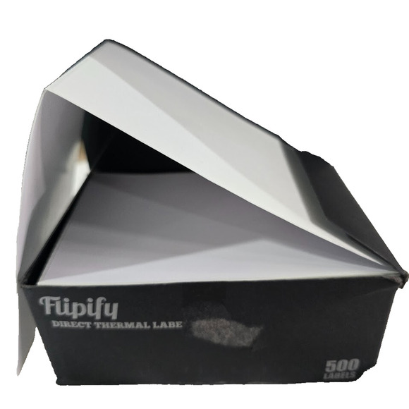 Fanfold Direct Thermal Shipping Labels 4x6 500 - Picture 2 of 4